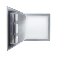sound insulated (dB) inspection hatch, hinged