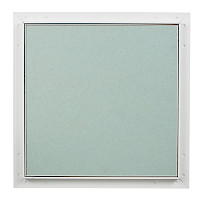 inspection hatch with plasterboard inlay