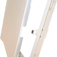 inspection hatch with rapid fixings, hinged, push-up