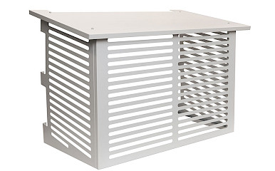 Ilmalämpöpumpun suojakotelo, metallinen